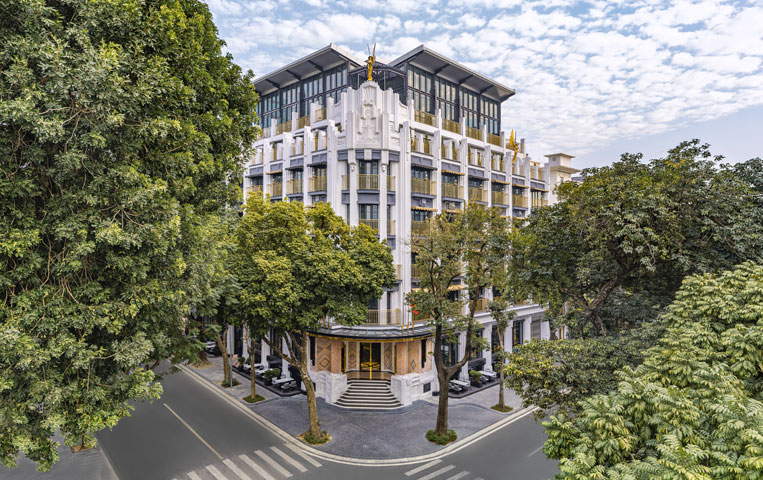 Capella Hanoi luxury suite interior