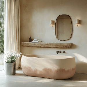 bồn tắm đặt theo yêu cầu từ chất liệu solid surface cao cấp